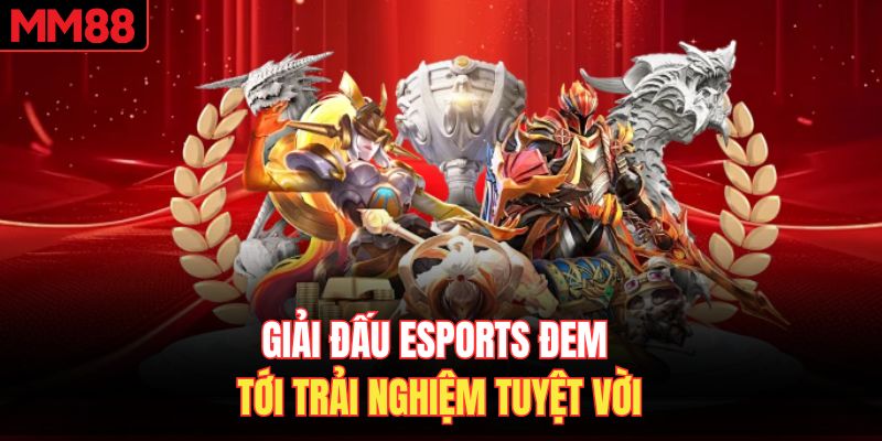 Giải đấu Esports đem tới trải nghiệm tuyệt vời 